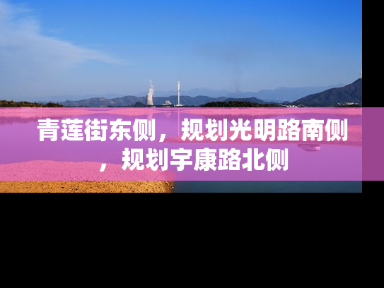 青莲街东侧，规划光明路南侧，规划宇康路北侧