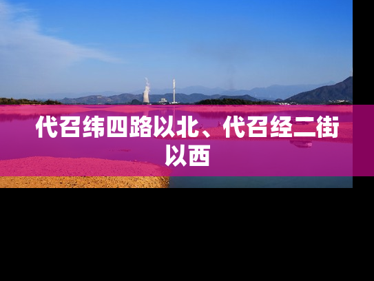 代召纬四路以北、代召经二街以西