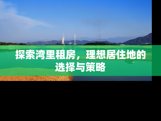 探索湾里租房，理想居住地的选择与策略