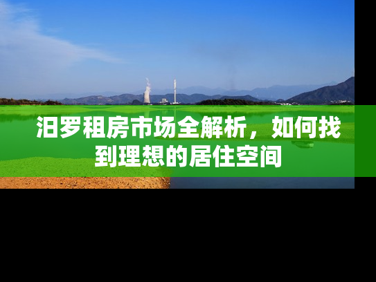 汨罗租房市场全解析，如何找到理想的居住空间