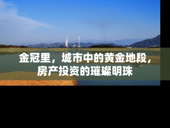 金冠里，城市中的黄金地段，房产投资的璀璨明珠