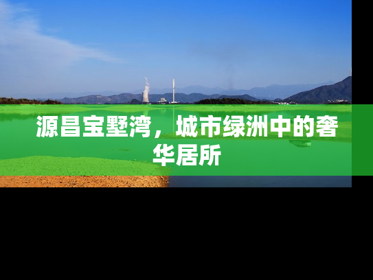 源昌宝墅湾，城市绿洲中的奢华居所