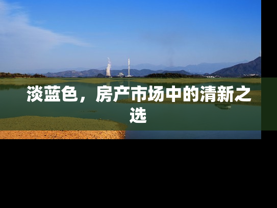 淡蓝色，房产市场中的清新之选