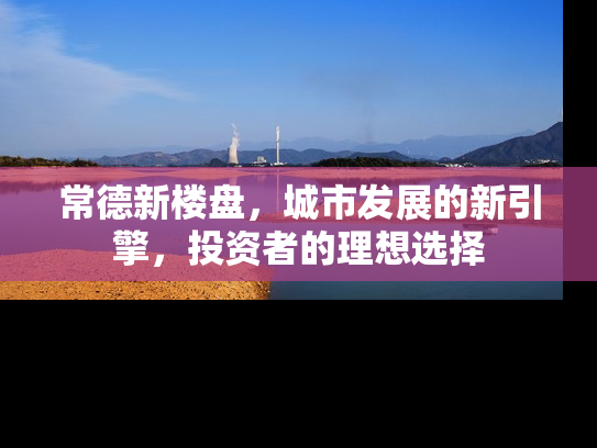 常德新楼盘，城市发展的新引擎，投资者的理想选择