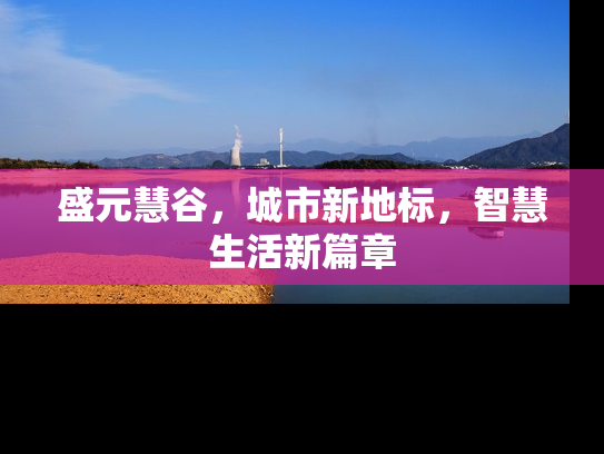 盛元慧谷，城市新地标，智慧生活新篇章