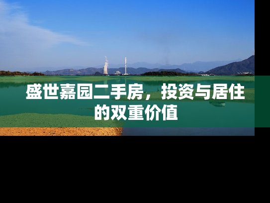 盛世嘉园二手房，投资与居住的双重价值