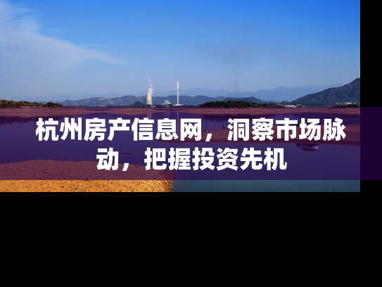 杭州房产信息网，洞察市场脉动，把握投资先机