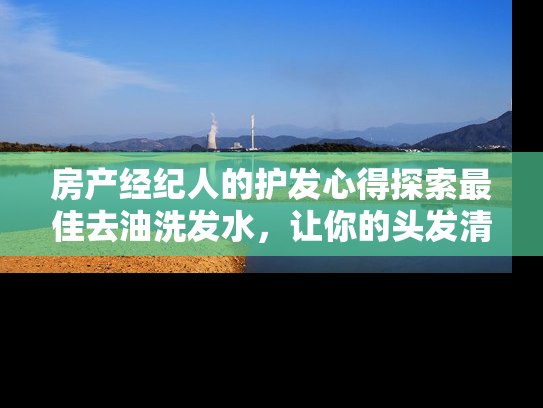 房产经纪人的护发心得探索最佳去油洗发水，让你的头发清爽一整天
