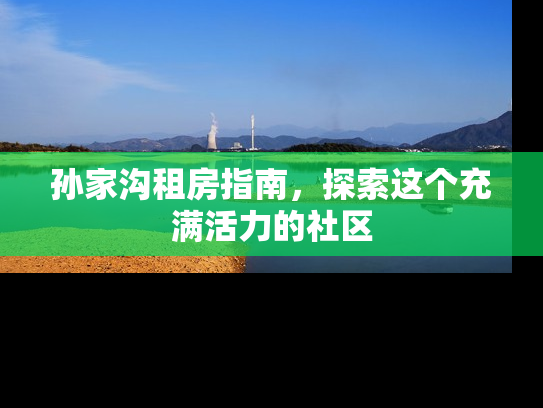 孙家沟租房指南，探索这个充满活力的社区