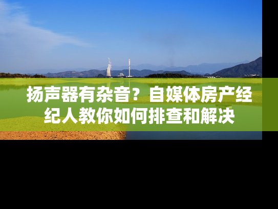 扬声器有杂音？自媒体房产经纪人教你如何排查和解决