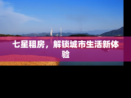 七星租房，解锁城市生活新体验