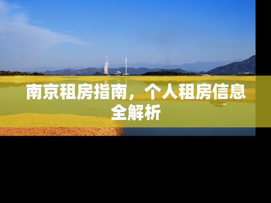 南京租房指南，个人租房信息全解析
