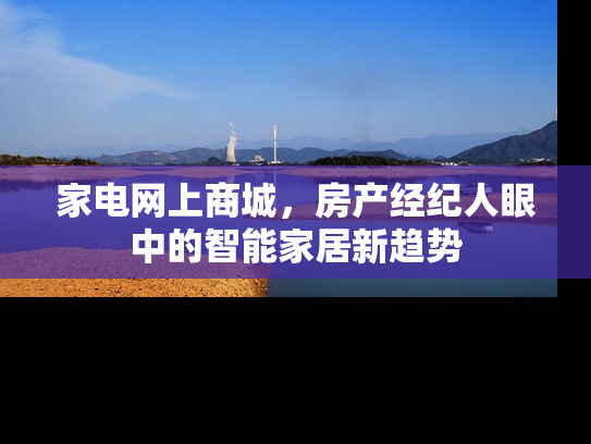 家电网上商城，房产经纪人眼中的智能家居新趋势