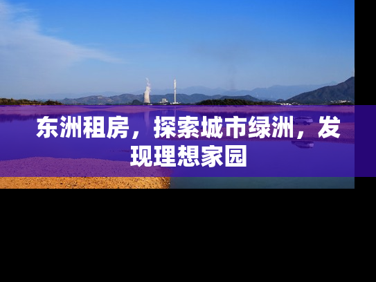 东洲租房，探索城市绿洲，发现理想家园