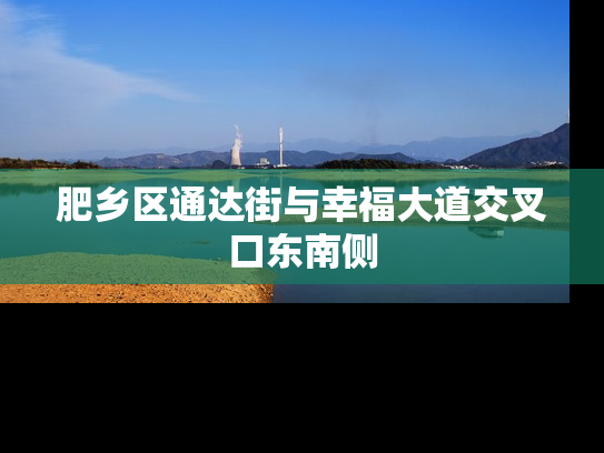肥乡区通达街与幸福大道交叉口东南侧
